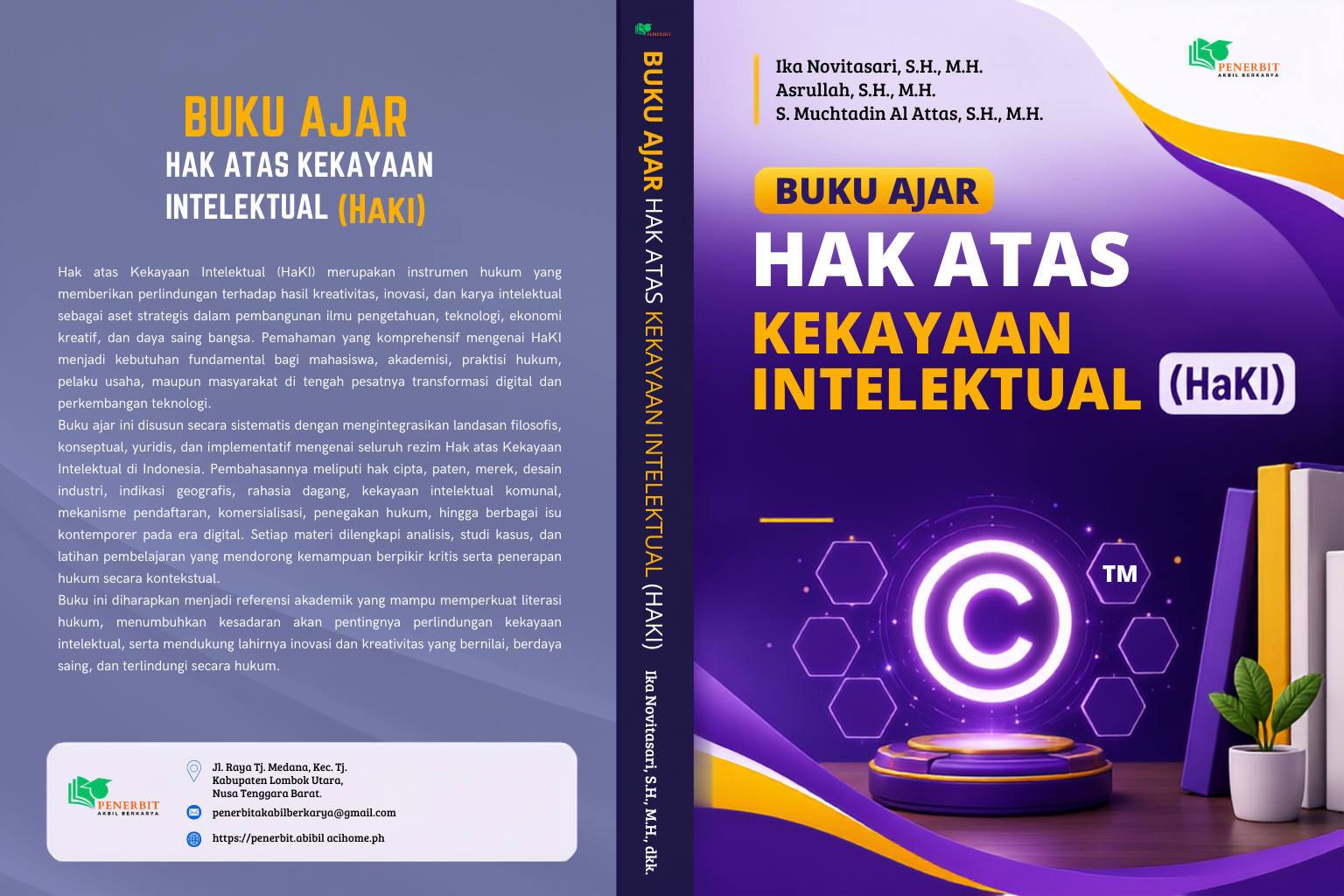Buku Ajar Hak atas Kekayaan Intelektual (HaKI)