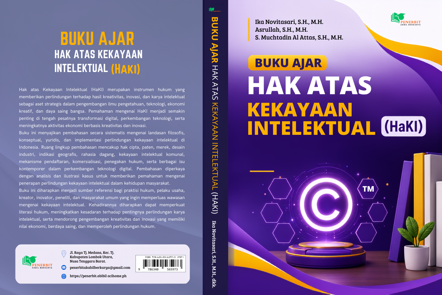 Buku Ajar Hak atas Kekayaan Intelektual (HaKI)